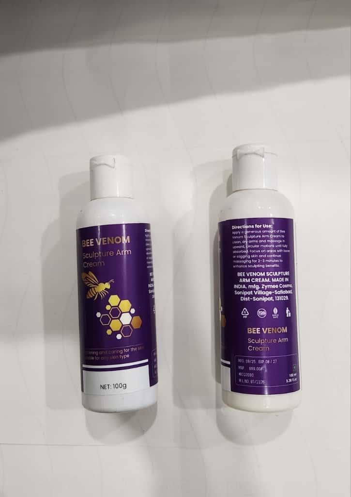 Bee Venom Sculpture Arm Cream 100ml (Pack of 2)