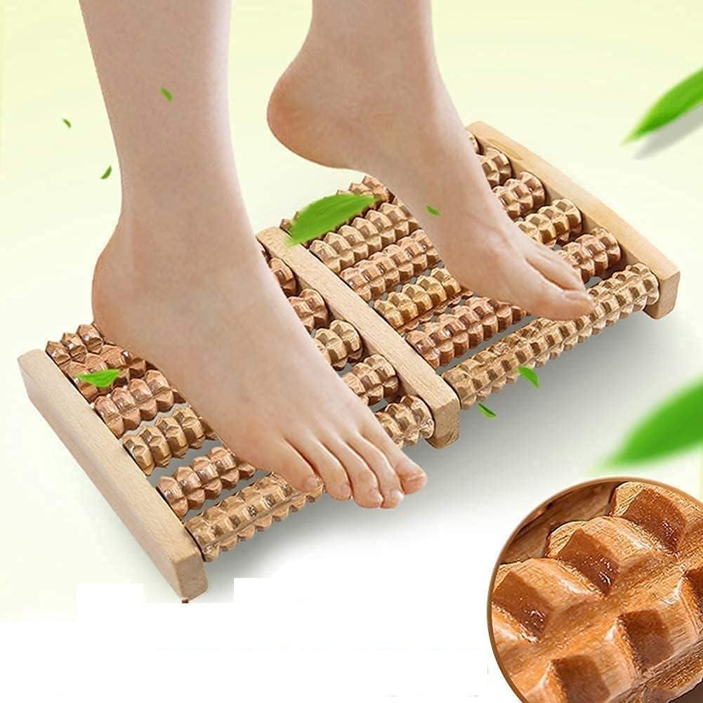 Wooden Foot Massage Roller