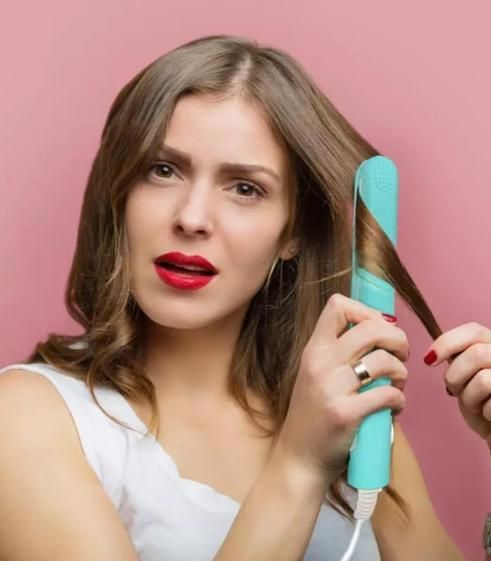 2-in-1 Mini Hair Straightener and Curler