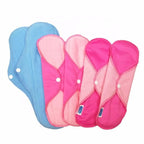 Washable Sanitary Pads Napkin Reusable Waterproof Cloth Menstrual Pads for Women (Assorted Colours)
