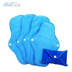 Washable Sanitary Pads Napkin Reusable Waterproof Cloth Menstrual Pads for Women (Assorted Colours)